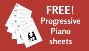 FREE! Progressive Piano sheets