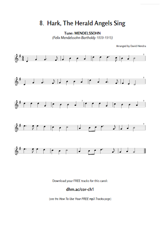 Easy Cornet carols 1 sample