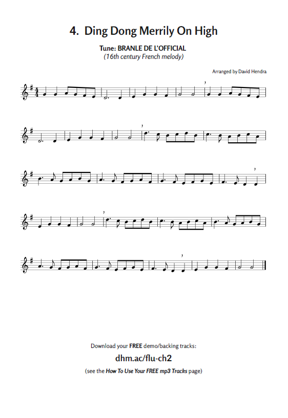 flute carols 2 sample